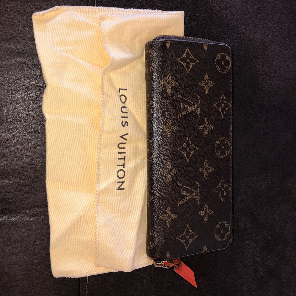 Authentic Louis Vuitton Clemence Monogram wallet